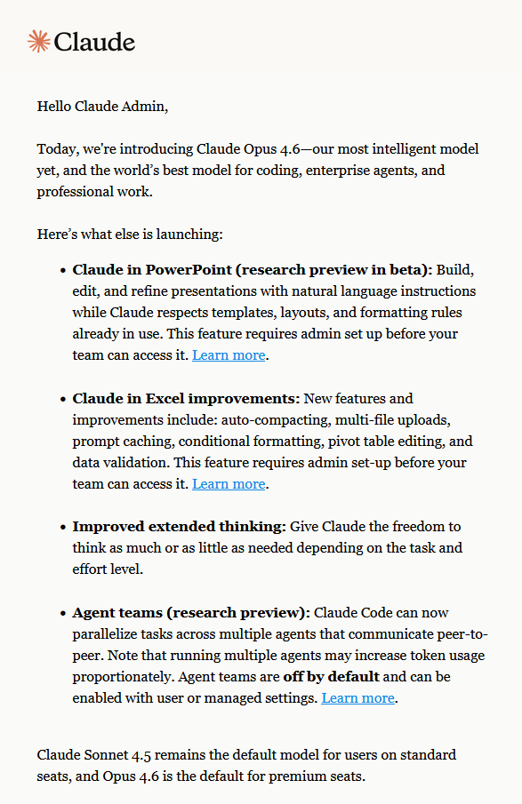 Claude Opus 4.6 출시!